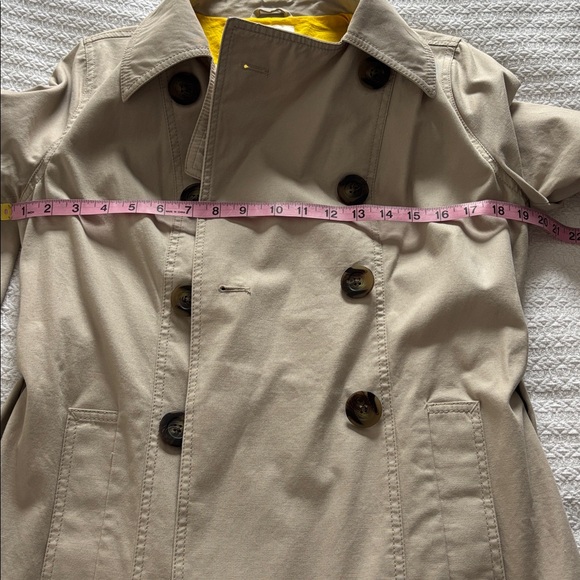 Old Navy Light Tan Trench Coat, Medium - Picture 10 of 11